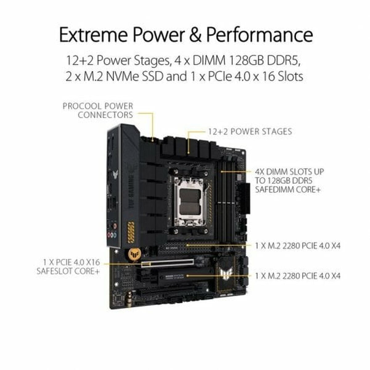 Motherboard Asus AMD AM5 AMD AMD B650